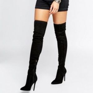 Kendall + Kylie Ayla 2 Suede Thigh High Boots